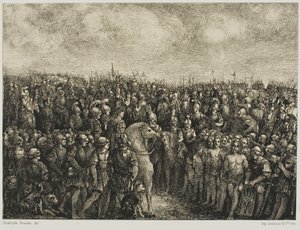 Caesar és foglyai alkotó: Rodolphe Bresdin
