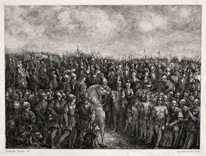 Caesar és foglyai alkotó: Rodolphe Bresdin
