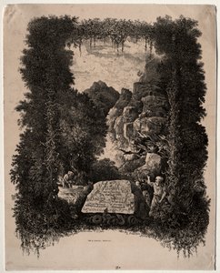 Thierry-Faletans Mesék és mesék első frontképe, 1868. alkotó: Rodolphe Bresdin
