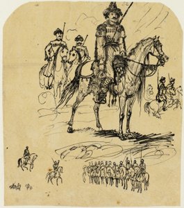 Orosz lovasság alkotó: Rodolphe Bresdin
