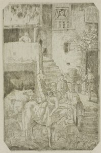 Az irgalmas szamaritánus alkotó: Rodolphe Bresdin