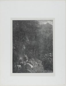A Szent Család szarvassal alkotó: Rodolphe Bresdin