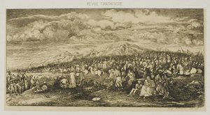 A római hadsereg a Revue Fantaisiste-ból alkotó: Rodolphe Bresdin