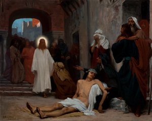 Tanulmány Jézusért Kapernaumban alkotó: Rodolpho Amoêdo