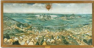Tűz Hayn városában. 10014232 ... alkotó: Rodrigo de Holanda