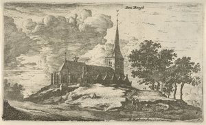 Templom Nederhorst den Bergben Den Bergh (cím az objektumon) alkotó: Roelant Roghman