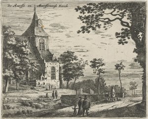 Maarsseveen templom De Masse és Maarsseveense Kerck (cím az objektumon) Tájak Hollandia és Utrecht tartományában (sorozat címe)