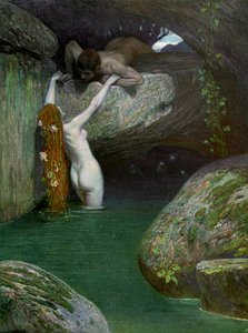 "A barlangban", 1902-1903. alkotó: Roessler