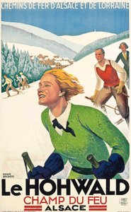 Le Hohwald, 1930 körül (színes litográfia)
