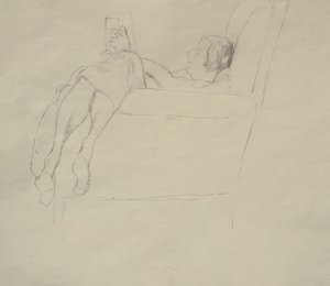 Nina Hamnett Reading, 1917 körül