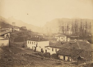 Balaklava, a tenger felé nézve. alkotó: Roger Fenton