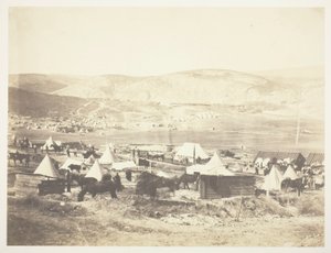 Az 5. dragonyos gárda tábora alkotó: Roger Fenton