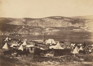 Az 5. dragonyos gárda tábora alkotó: Roger Fenton