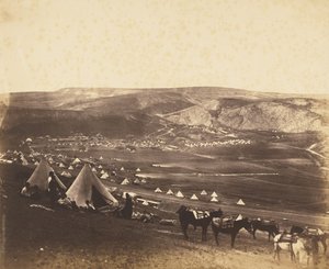 Lovassági tábor, Balaklava alkotó: Roger Fenton