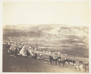 Lovassági tábor, Balaklava alkotó: Roger Fenton