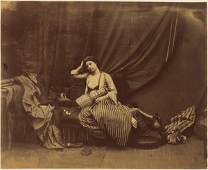 Elmélkedő odaliszk alkotó: Roger Fenton