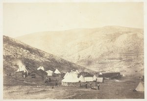A 71. ezred táborozása alkotó: Roger Fenton