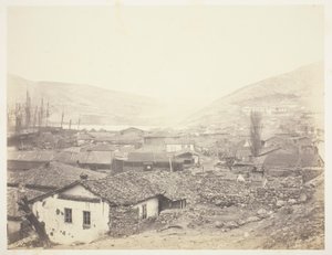 Balaklava általános látképe alkotó: Roger Fenton