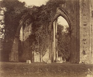 Glastonbury-apátság, az északi mellékhajó boltívei alkotó: Roger Fenton