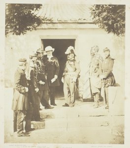 Csoport a központban alkotó: Roger Fenton
