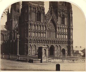 Lichfield katedrális északnyugat felől alkotó: Roger Fenton