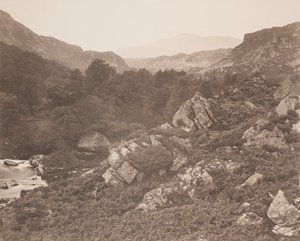Moel Seabid a Lledr-völgyből alkotó: Roger Fenton