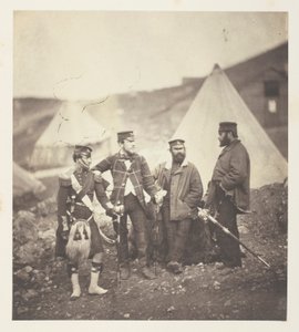 A 42. Highlanders ezred tisztjei alkotó: Roger Fenton
