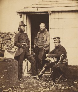 Sir G. Brown altábornagy törzsének tisztjei alkotó: Roger Fenton