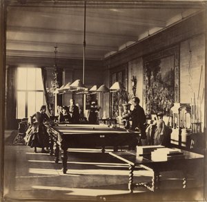 [A biliárdszoba, Mentmore House] alkotó: Roger Fenton