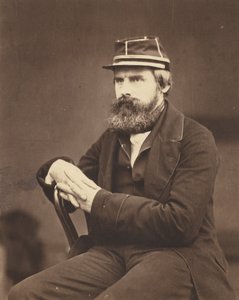 férfi portré ,c. 1855 (fotó) alkotó: Roger Fenton