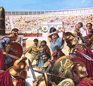 Mészárlás a konstantinápolyi hippodromban Kr. u. 532-ben alkotó: Roger Payne