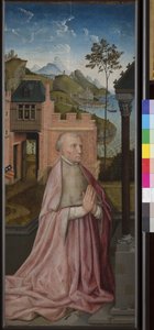 Egy bhakta imában, 1435 körül (tempera és olaj a fedélzeten) alkotó: Rogier van der (workshop of) Weyden