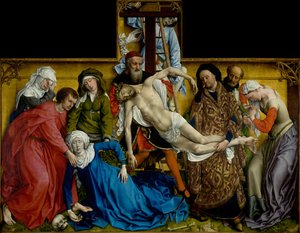 Lemerülés a keresztről, 1435 körül (olaj, tábla) alkotó: Rogier van der Weyden