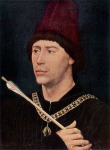 Antoine, burgundiai fattyú portréja, c1456, 1927 alkotó: Rogier van der Weyden