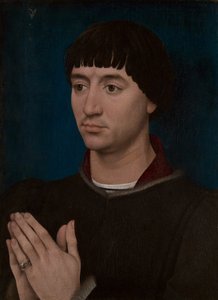 Jean Gros portréja (recto); Jean Gros címere (verso) alkotó: Rogier van der Weyden