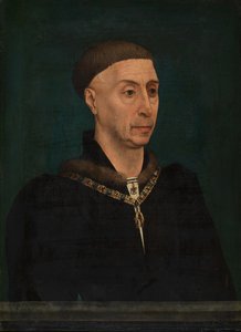 Jó Fülöp (1396-1467), burgundi herceg portréja (olaj, fa) alkotó: Rogier van der Weyden