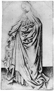 Vázlat egy szentről, 1913. alkotó: Rogier van der Weyden
