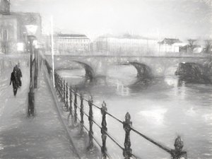 Misty City folyóparti sétány alkotó: Roland Sköldblom