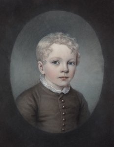 Edgeworth király barna öltönyben alkotó: Rolinda Sharples or Ellen Sharples