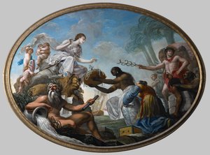 A Kelet gazdagságát kínálja Britanniának alkotó: Roma Spiridione