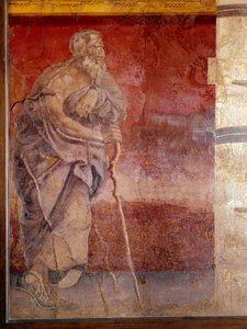 Egy filozófus, részlet (freskó alkotó: Roman