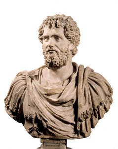Art Rome: Septime Severe római császár mellszobra (i.sz. 193-211). Párizs, Musee du Louvre alkotó: Roman