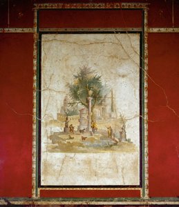 Bukolikus táj (freskó alkotó: Roman