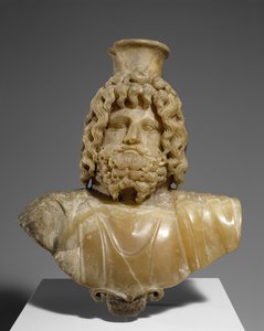 Serapis mellszobra, Kr.u. 100-150 (alabástrom) alkotó: Roman