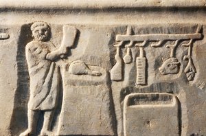 Mészáros, dombormű, római civilizáció alkotó: Roman