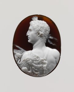 Augustus császár Cameo portréja, i.sz. 41–54 (szardonyx) alkotó: Roman