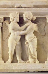 Ámor és Psyche, i.sz. 170 körül (márvány) alkotó: Roman
