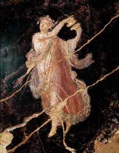 Táncos cintányérral (freskó alkotó: Roman