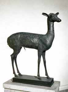 Szarvas (bronz szobor alkotó: Roman