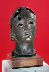 Apollo feje, Nimes-ből, 1-2. század (bronz)